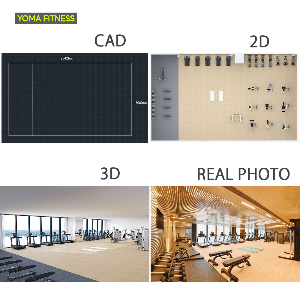 Health Within Wellness Center - 광저우 근력 운동 기구 세트 상업용