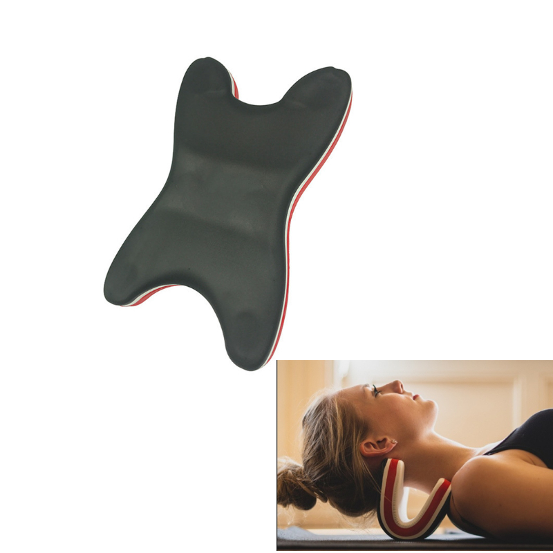 Posture Corrector Back Brace - U자형 경추 스트레칭 마사지 베개, 등