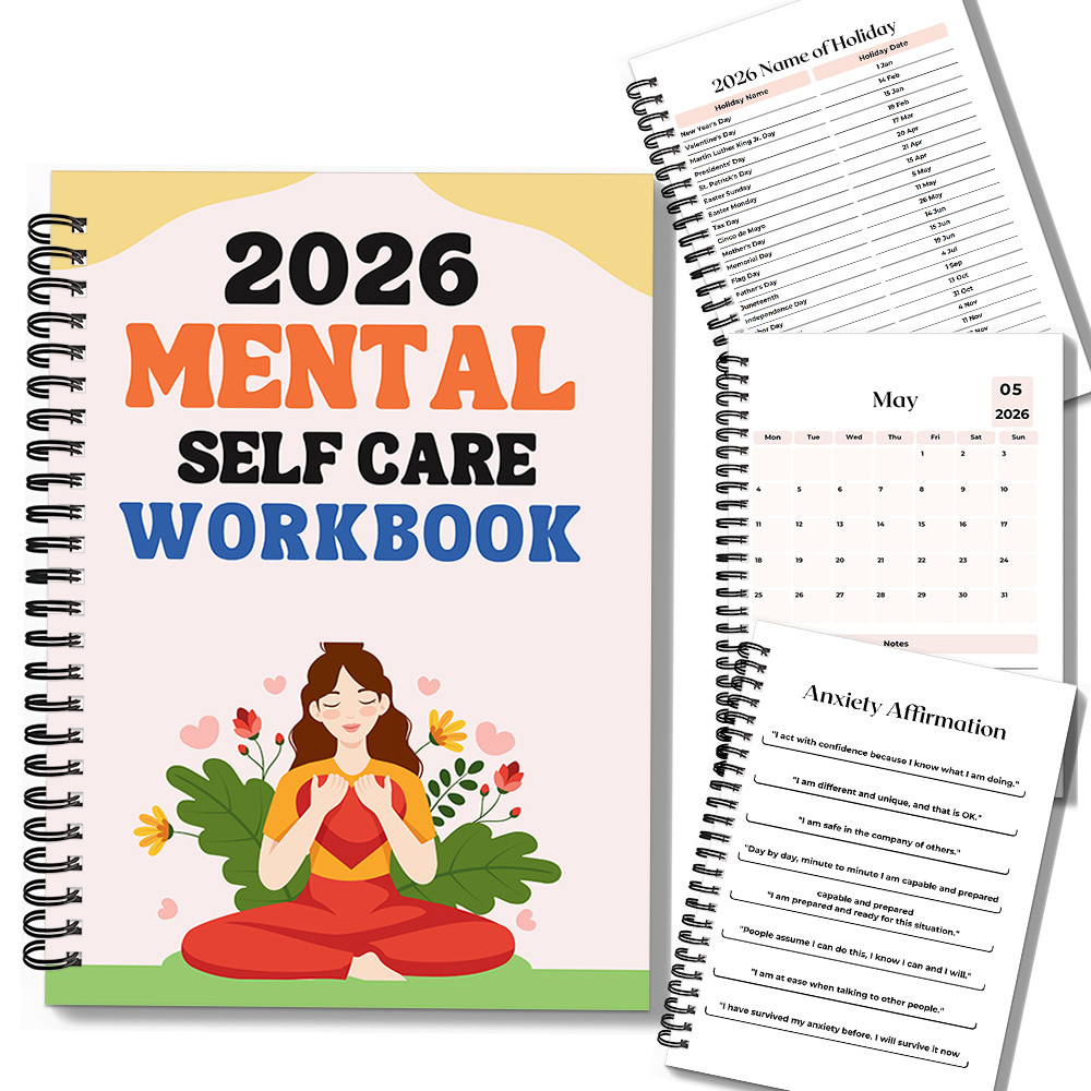 Health Wellness Mental Health - 1PC 2026 마음챙김 정신 자기 관리