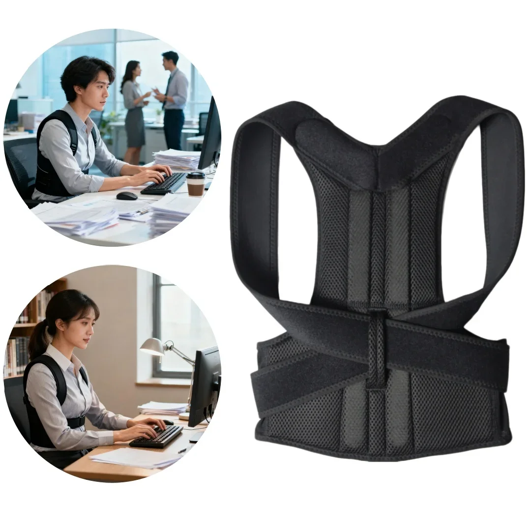 Posture Corrector Back Brace - 새로운 상체 자세 교정기, 쇄골 지지대,
