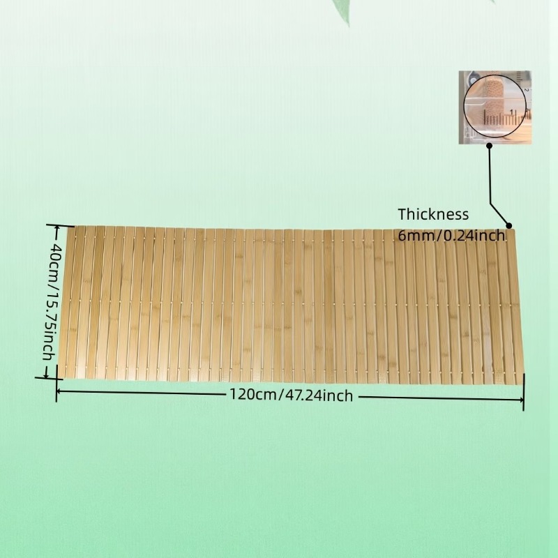40 X 120cm 대형 대나무 욕실 매트, 욕조 방수 - Bamboo Bath Mat 리뷰 및 가격