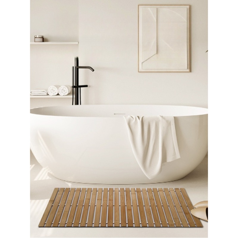 40 X 120cm 대형 대나무 욕실 매트, 욕조 방수 - Bamboo Bath Mat 리뷰 및 가격