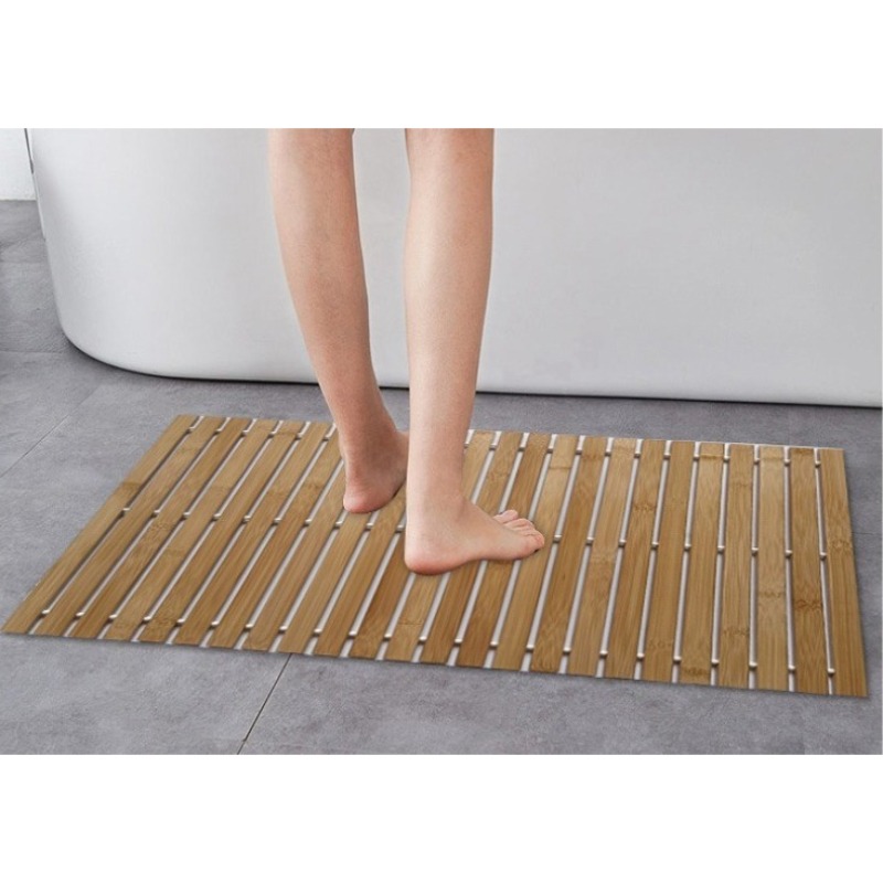 40 X 120cm 대형 대나무 욕실 매트, 욕조 방수 - Bamboo Bath Mat 리뷰 및 가격