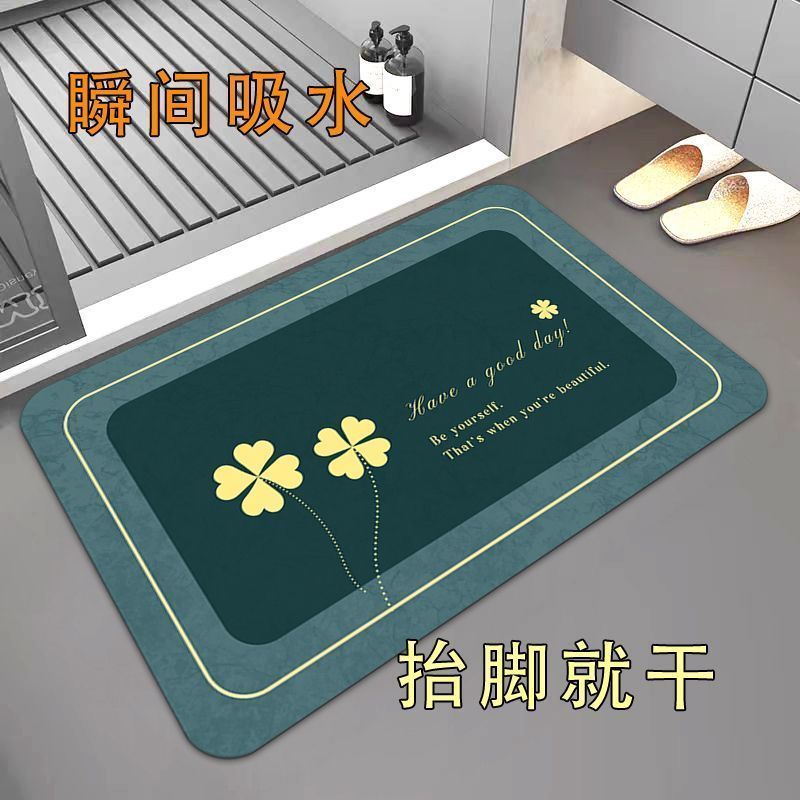 북유럽 스타일 흡수성 패드 규조토 욕실 바닥 매트 빠른 - Bamboo Bath Mat 리뷰 및 가격
