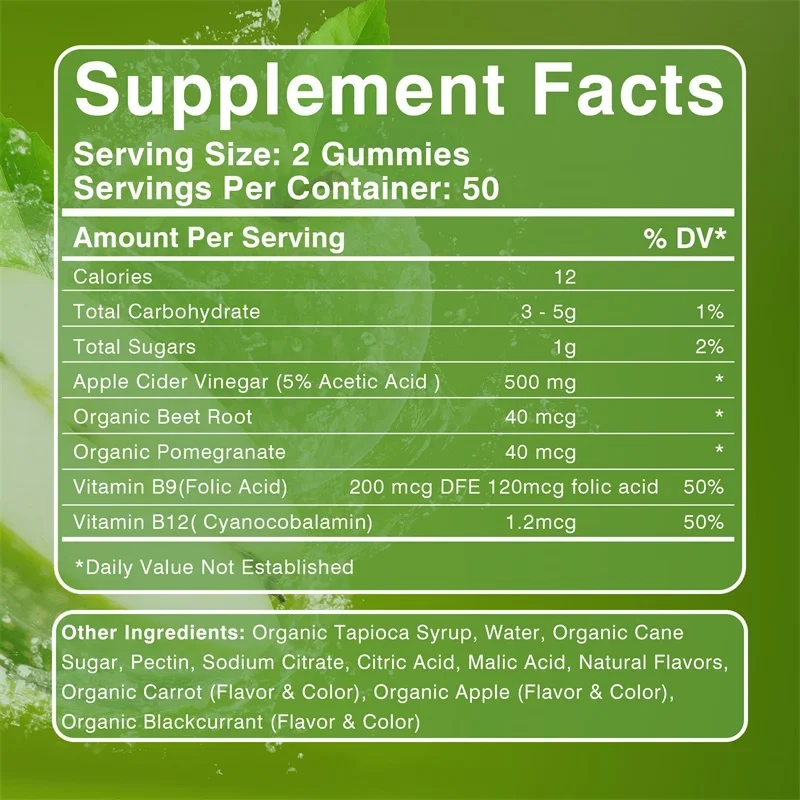 케토 구미 - 사과식초 함유, 체중 관리, 활력 및 건 - Health Wellness Vitality 리뷰 및 가격