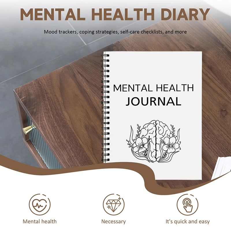 새로운 정신 건강 저널, 정신 건강 플래너, 웰니스 워 - Health Wellness Mental Health 리뷰 및 가격