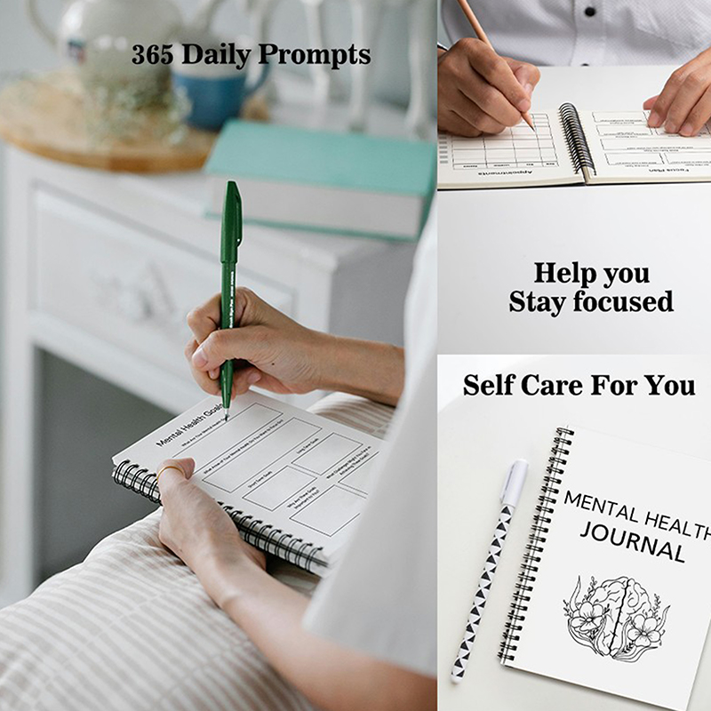 새로운 정신 건강 저널, 정신 건강 플래너, 웰니스 워 - Health Wellness Mental Health 리뷰 및 가격