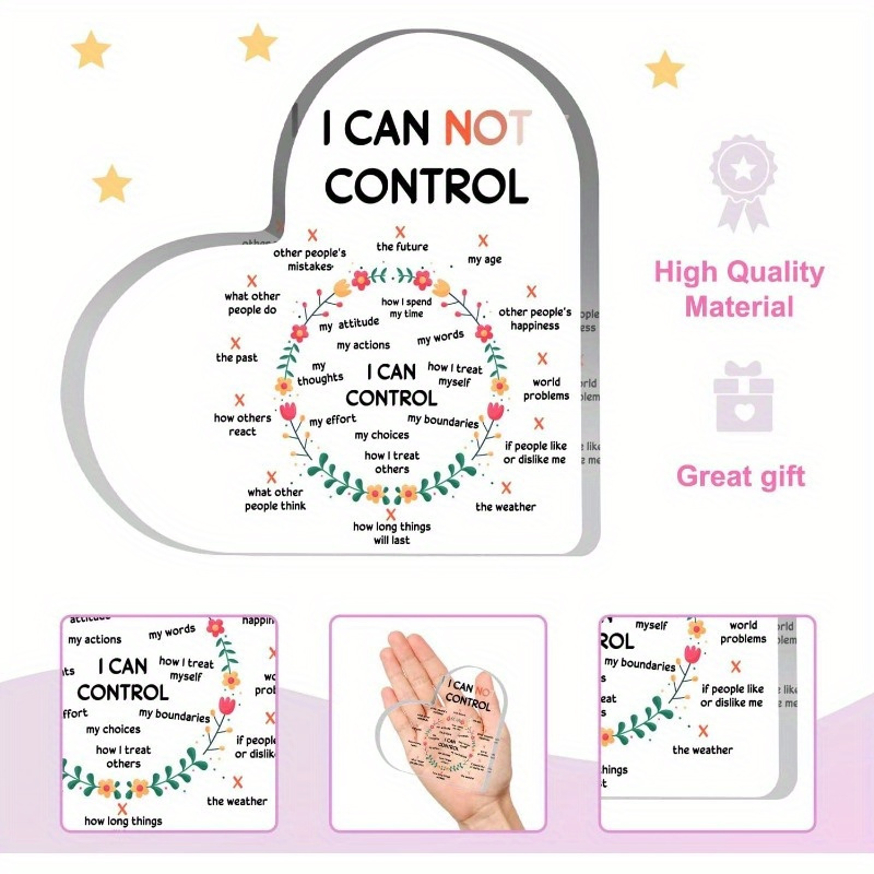 불안 완화 아크릴 사인, 치료실 웰니스 장식을 위한 영 - Health Wellness Mental Health 리뷰 및 가격