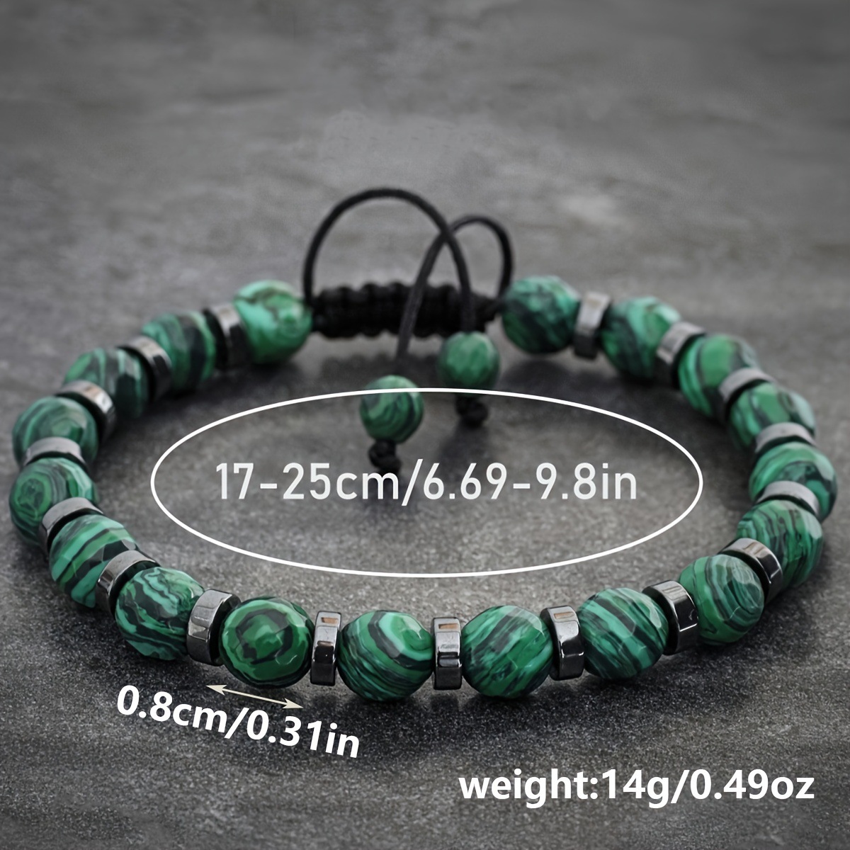 남녀공용 조절 가능한 비즈 팔찌, 자연 치유 웰니스 팔 - Health Wellness Bracelet 리뷰 및 가격