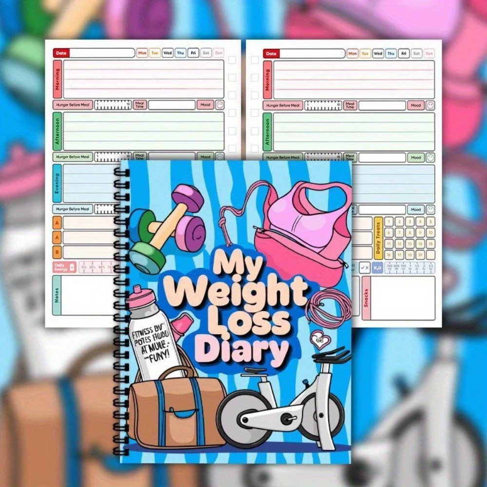 체중 감량 계획 일기 스프링형 피트니스 다이어트 트래커 - Fitness Journal Planner 리뷰 및 가격