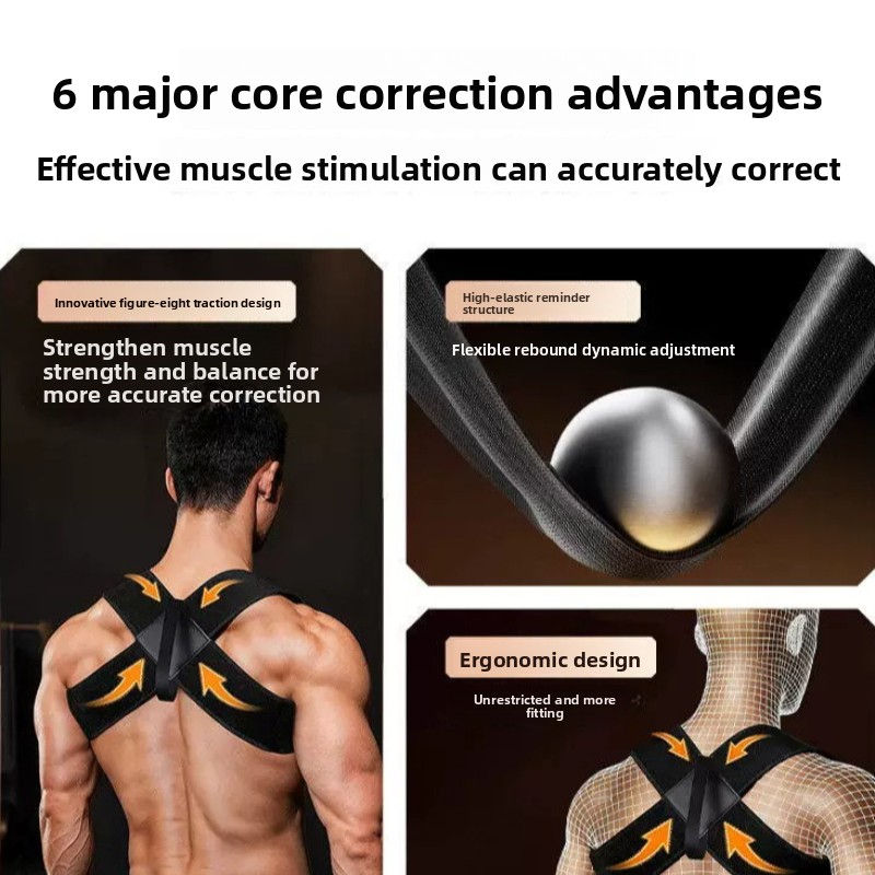 남성 성인용 등 자세 교정기 어깨 보호대 굽은 등 방지 - Posture Corrector Back Brace 리뷰 및 가격