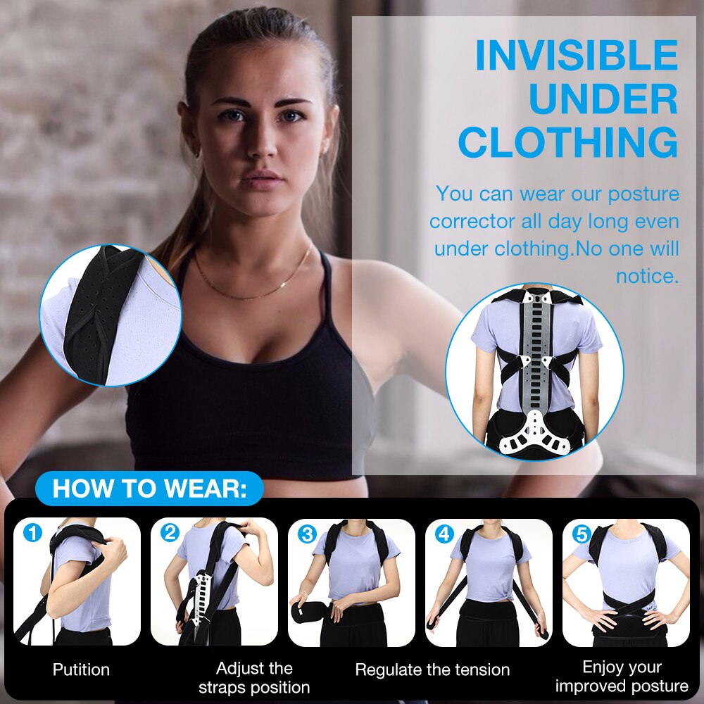 요추 척추 자세 교정기, 굽은 등 교정기, 척추 교정  - Posture Corrector Back Brace 리뷰 및 가격