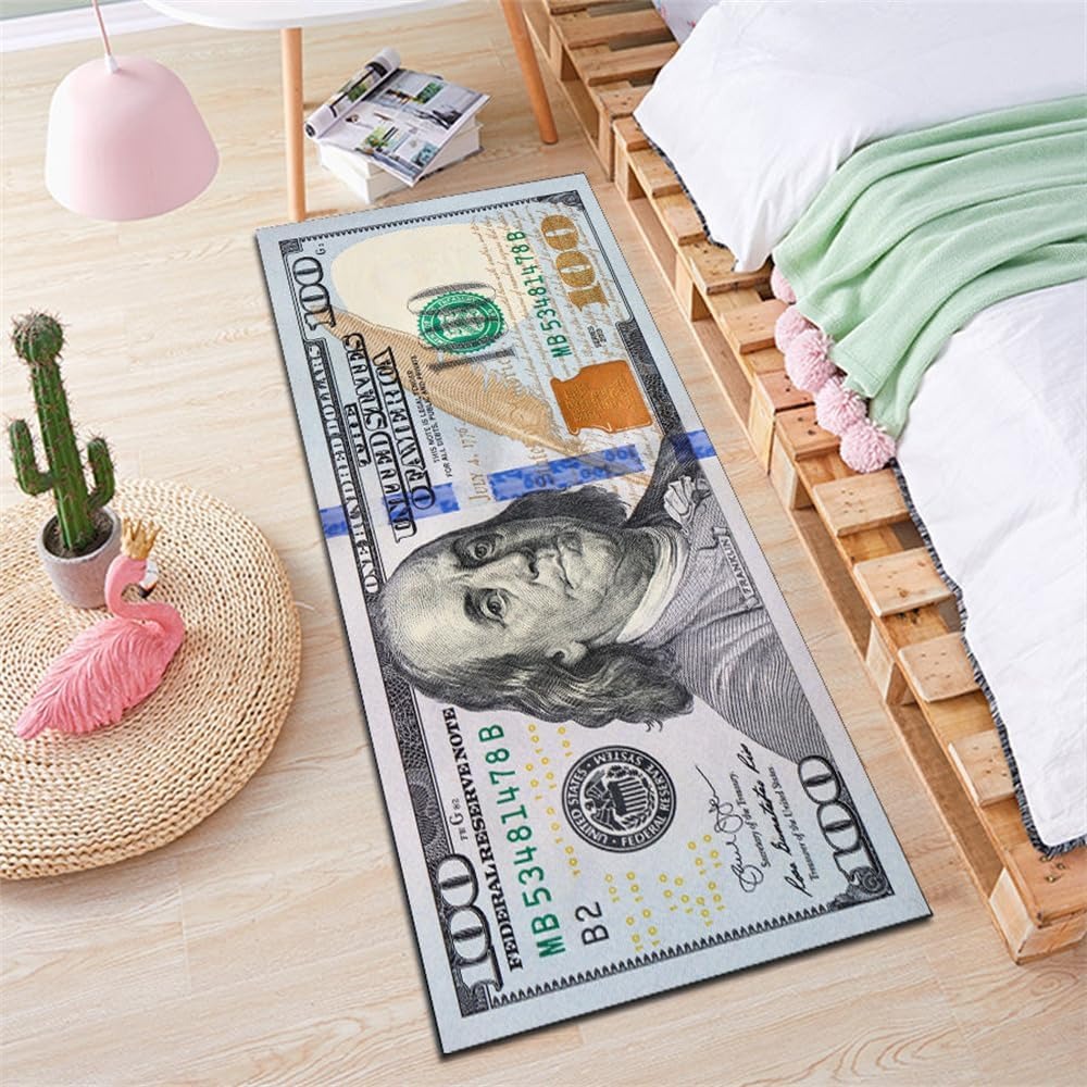 100달러 지폐 디자인 논슬립 러그, 새로운 화폐 디자 - Bamboo Bath Mat 리뷰 및 가격