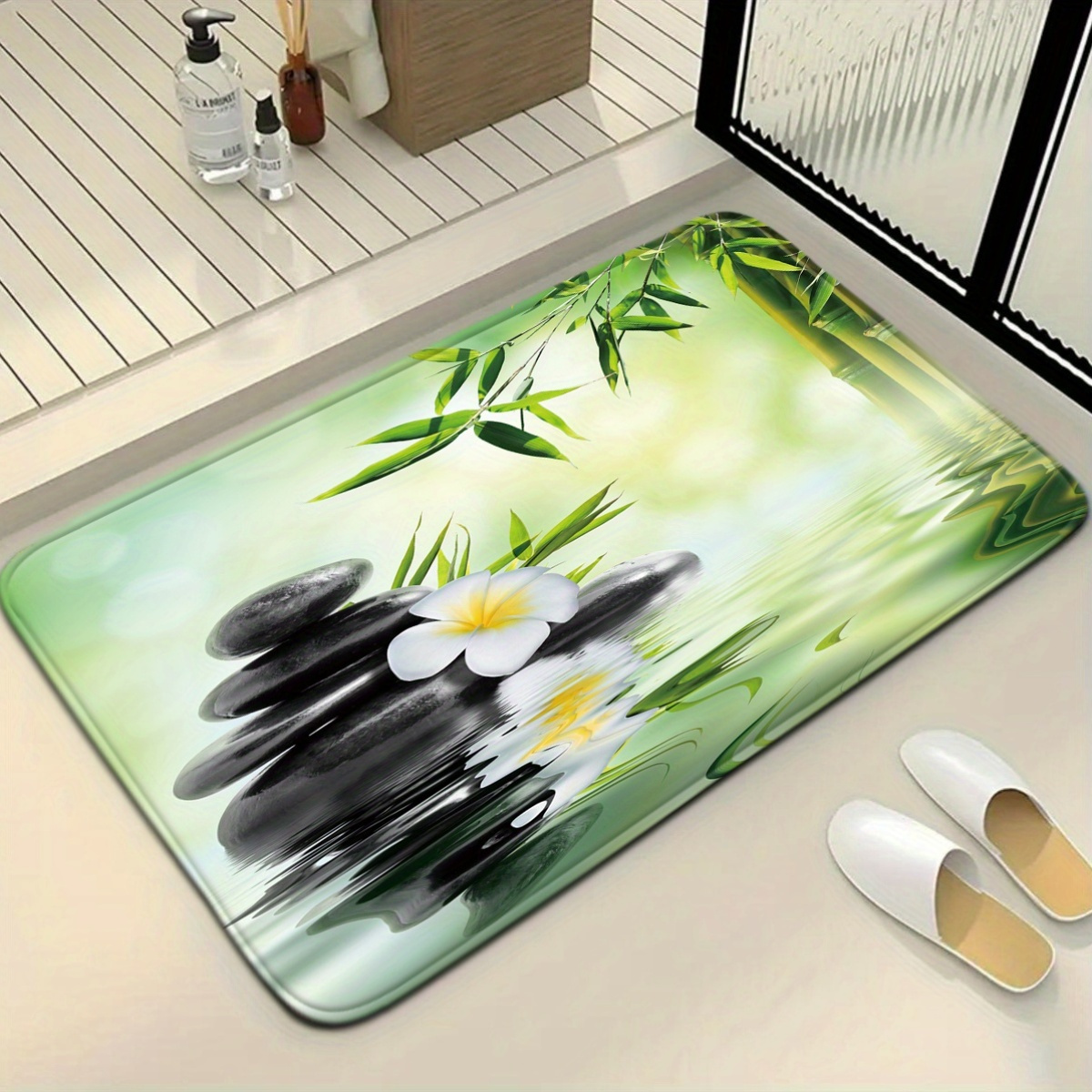 3피스 중국 대나무 물 기능 변기 및 목욕 매트 세트  - Bamboo Bath Mat 리뷰 및 가격