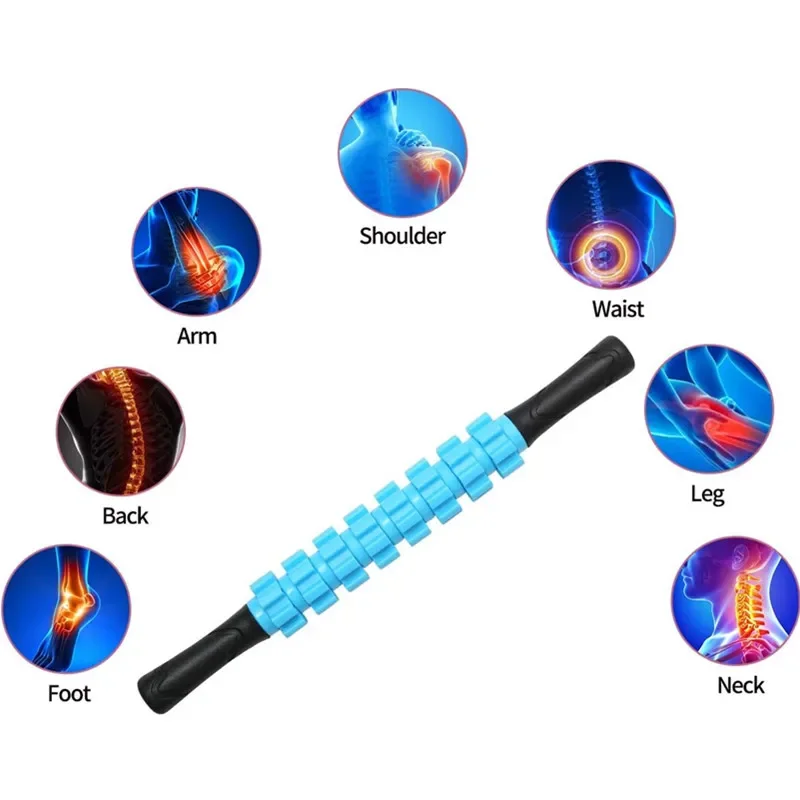 9 휠 근육 롤러 스틱 전신 마사지 바 지압 트리거 포 - Foam Roller Trigger Point 리뷰 및 가격