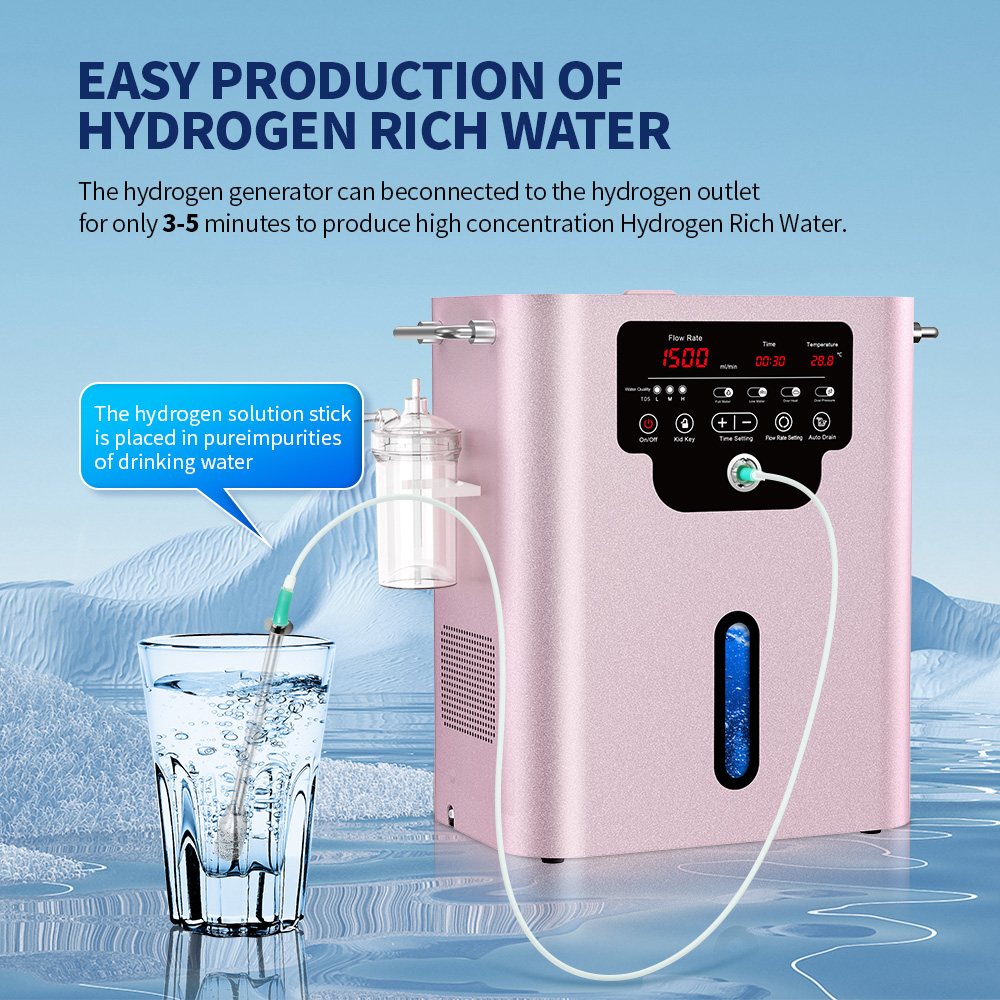 SUYZEKO 수소수 생성기 H2 흡입기 1500ML  - Health Wellness Activities 리뷰 및 가격