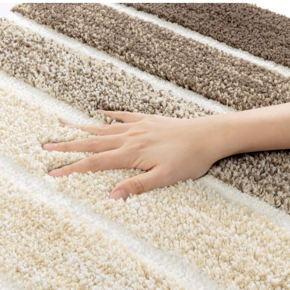 3피스 욕실 러그 매트 세트, 마이크로파이버 샤기 욕실 - Bamboo Bath Mat 리뷰 및 가격
