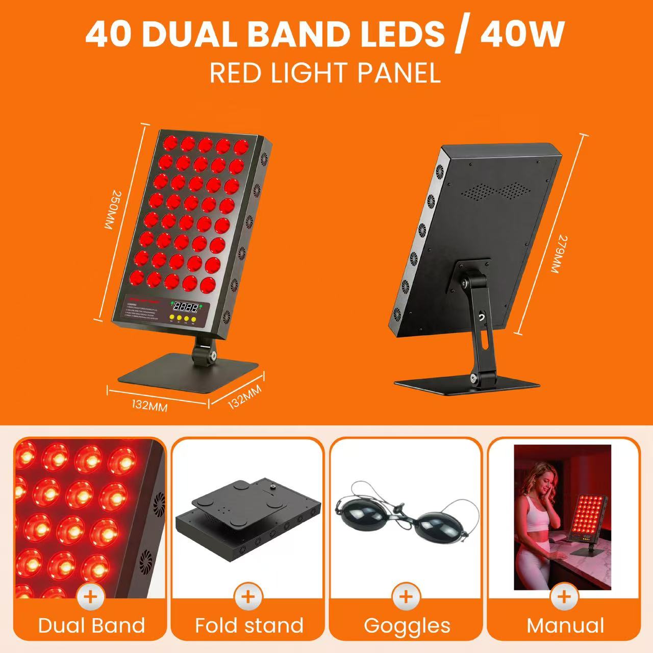 LED 레드 라이트 200W 테라피 패널 850nm 6 - Red Light Therapy Device 리뷰 및 가격