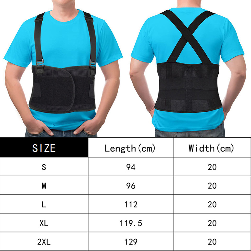 남성을위한 무거운 리프팅을위한 등받이 반사 벨트가있는  - Posture Corrector Back Brace 리뷰 및 가격