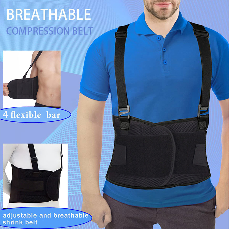남성을위한 무거운 리프팅을위한 등받이 반사 벨트가있는  - Posture Corrector Back Brace 리뷰 및 가격