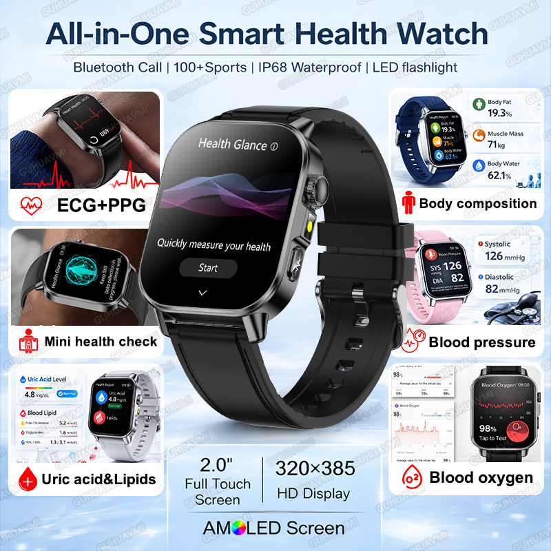 2026 울트라 AI 웰니스 ECG+PPG 혈압 심박수 - Health Wellness Activities 리뷰 및 가격