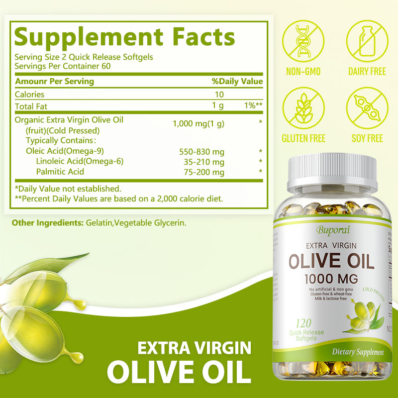 올리브 오일 소프트젤 1000mg - 세포 재생 촉진, - Health Wellness Vitality 리뷰 및 가격